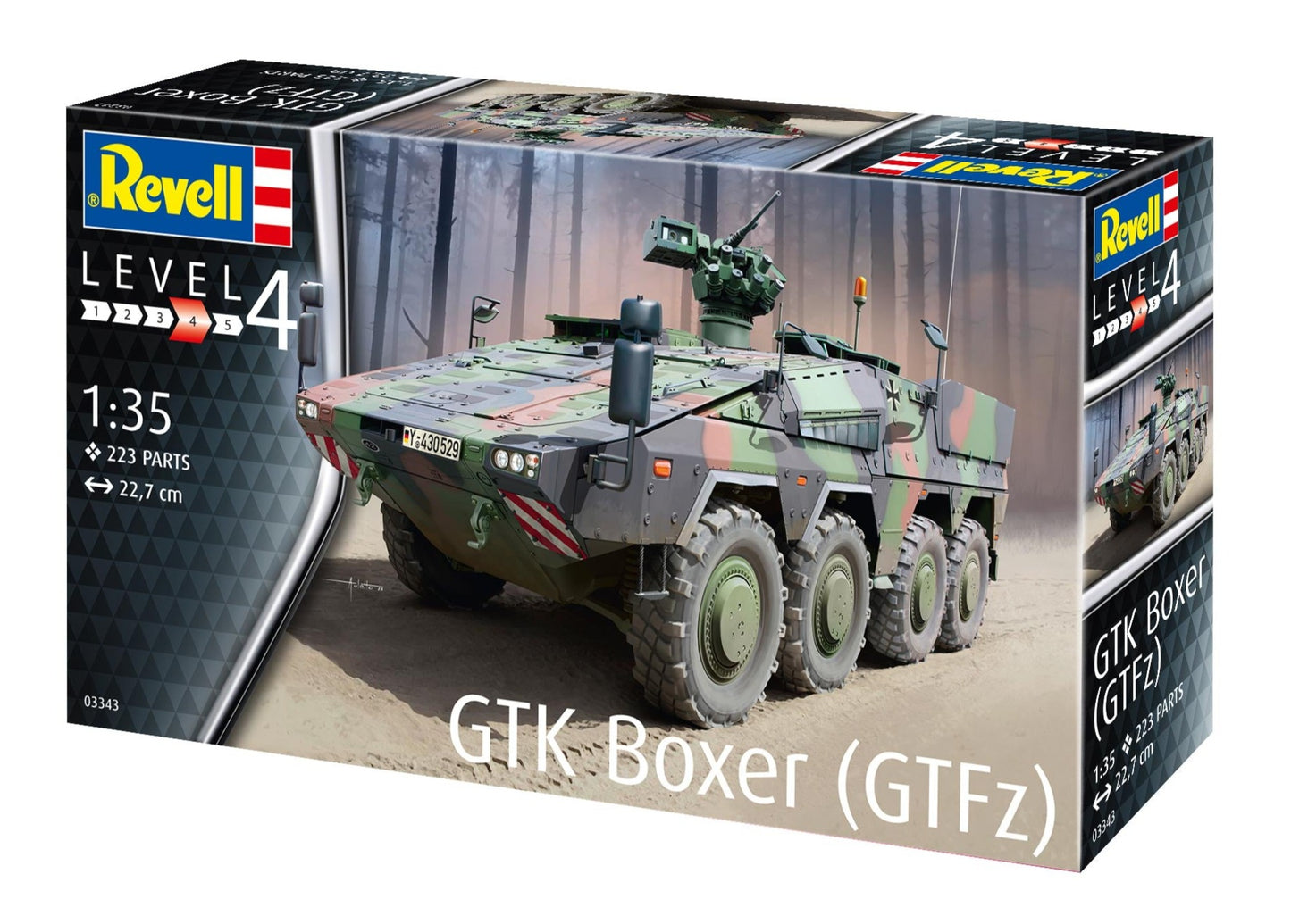 German GTK Boxer GTFZ (1:35 Scale) Model Kit