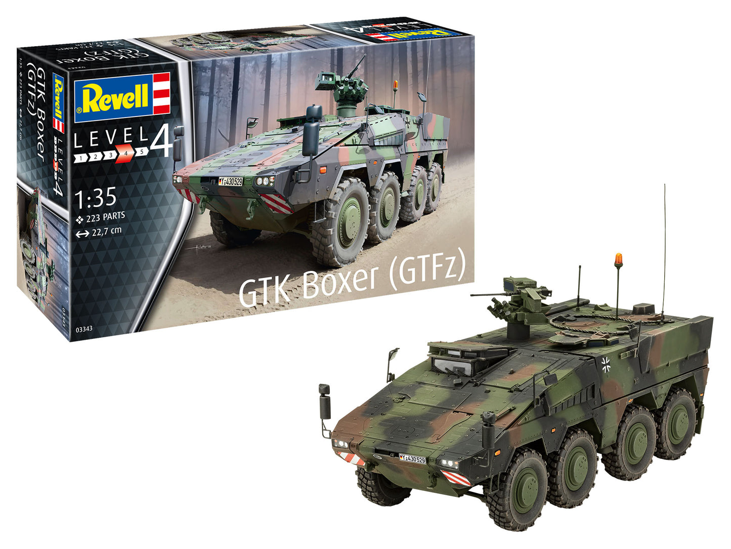 German GTK Boxer GTFZ (1:35 Scale) Model Kit