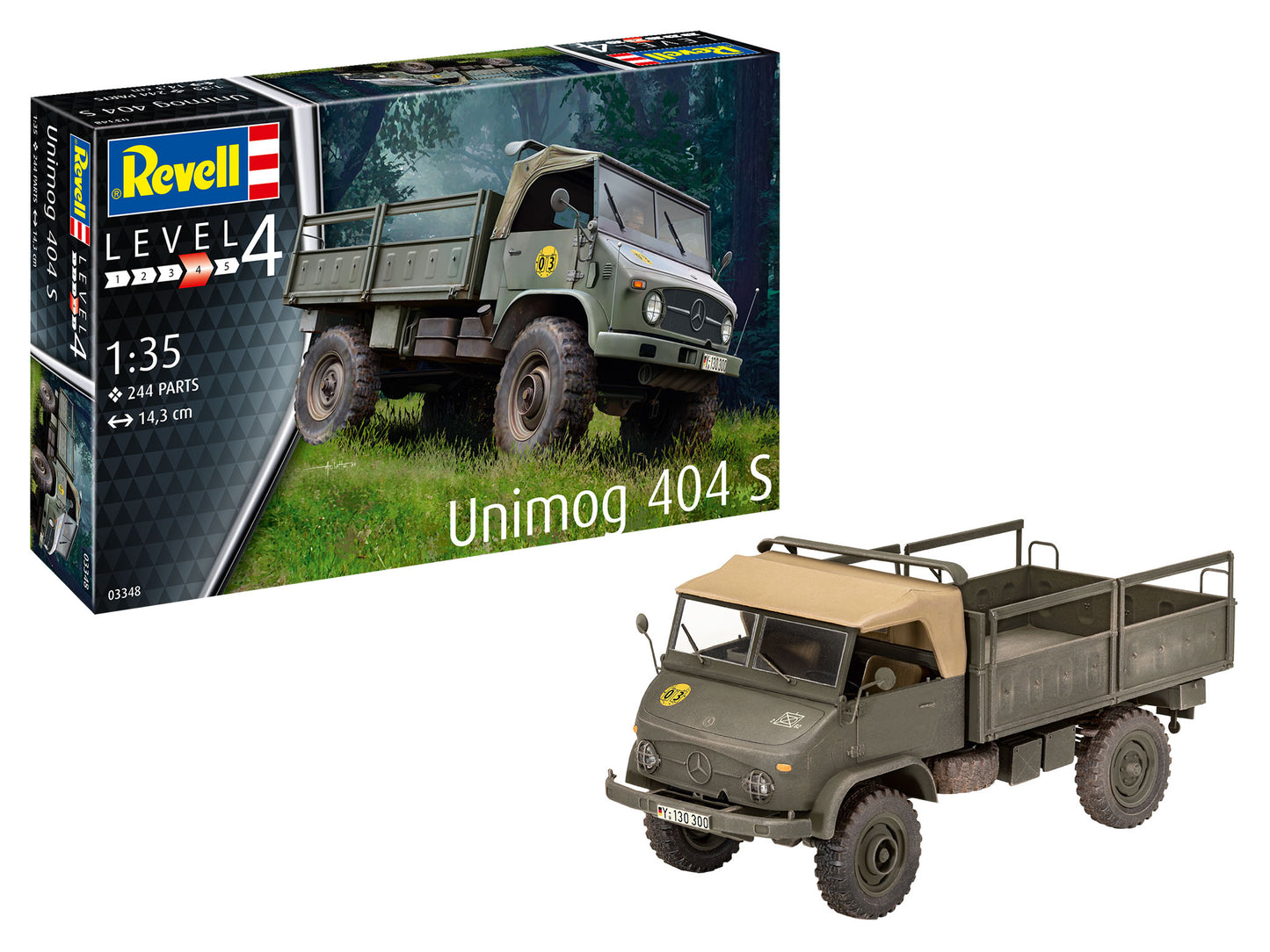 German Unimog 404 S (1:35 Scale) Model Kit