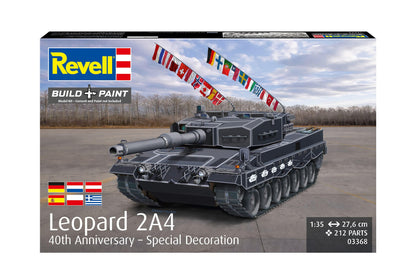 03368 Leopard 2A4 - Special Decoration 40th Anniversary Model Kit