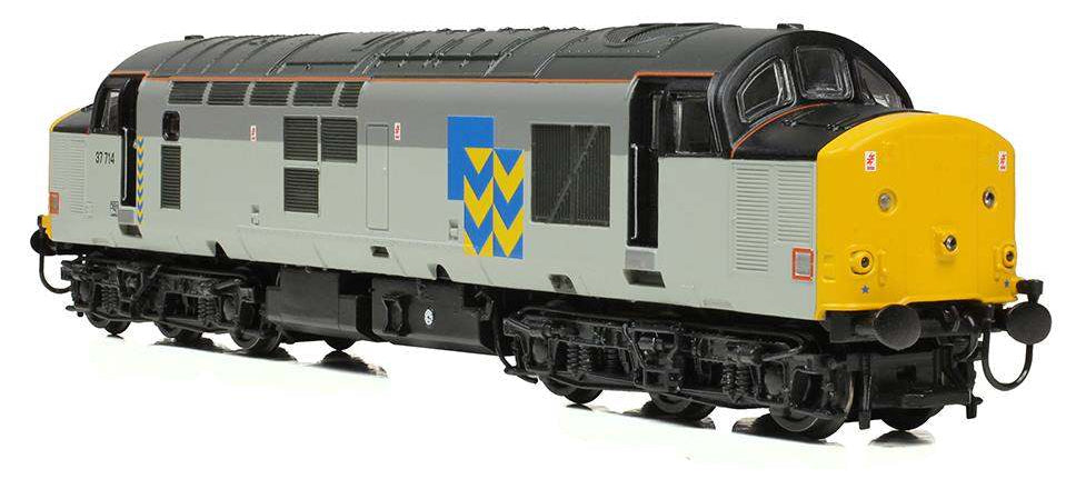 372-111SF Class 37/7 37714 BR Railfreight Metals Sector Diesel Locomotive - DCC SOUND