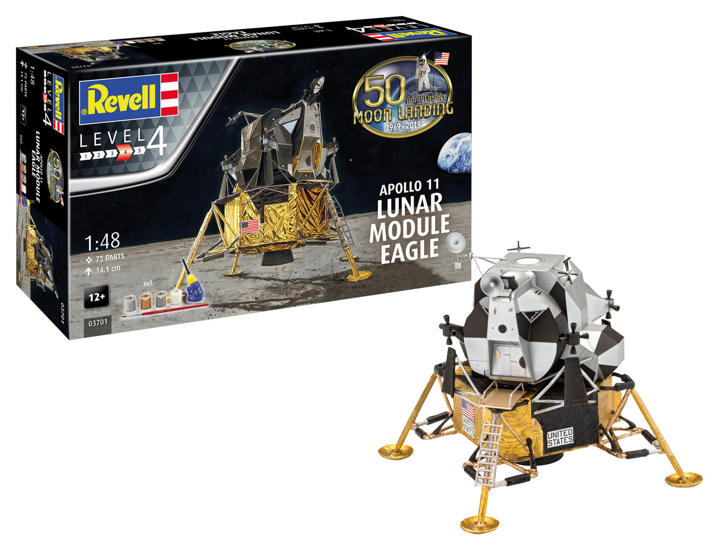 Gift Set Apollo 11 Lunar Module "Eagle" (1:48 Scale) Model Kit