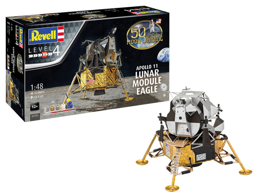 Gift Set Apollo 11 Lunar Module "Eagle" (1:48 Scale) Model Kit