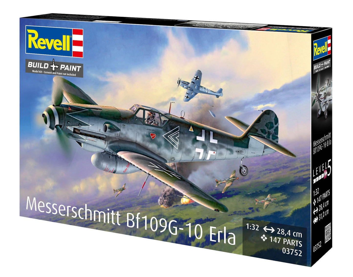 Messerschmitt Bf109G-10 Erla Model Kit