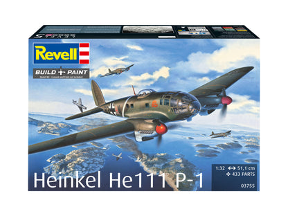 03755 German Heinkel He111P-1 Model Kit