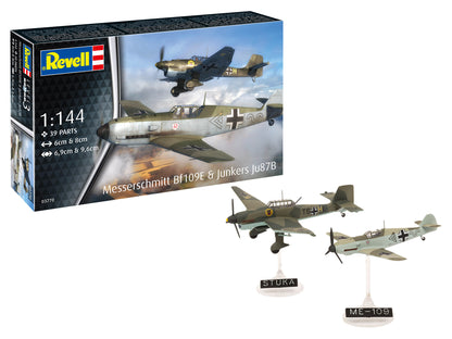 Messerschmitt Bf109E & Junkers Ju87B Stuka Model Kit
