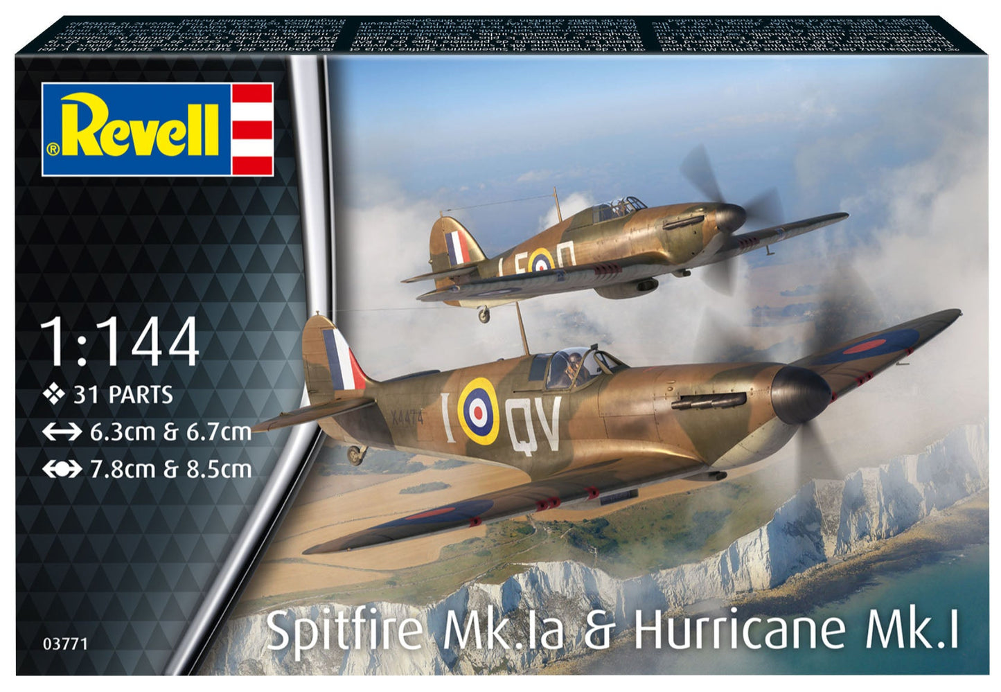 Supermarine Spitfire Mk.Ia & Hawker Hurricane Mk.I Model Kit