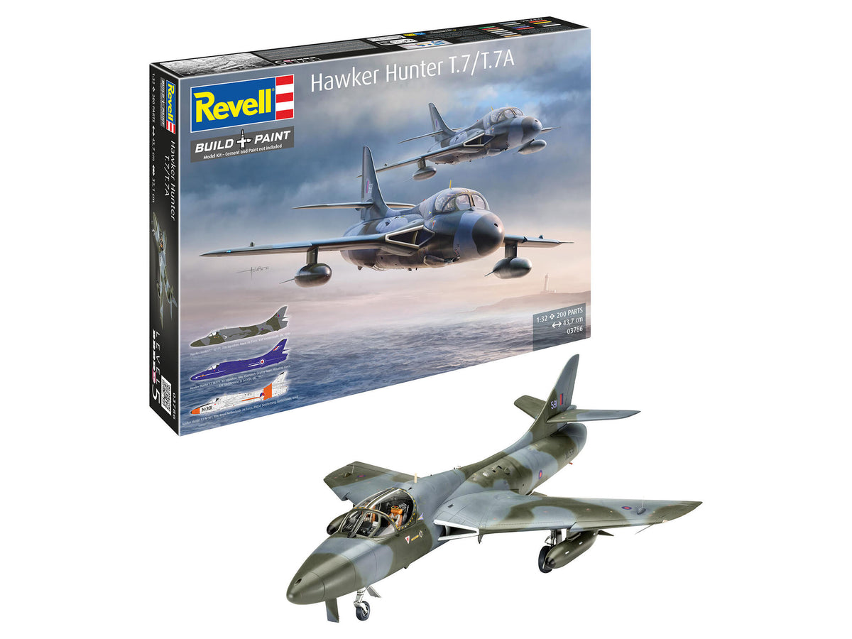 03786 Hawker Hunter T.7-T.7A Model Kit