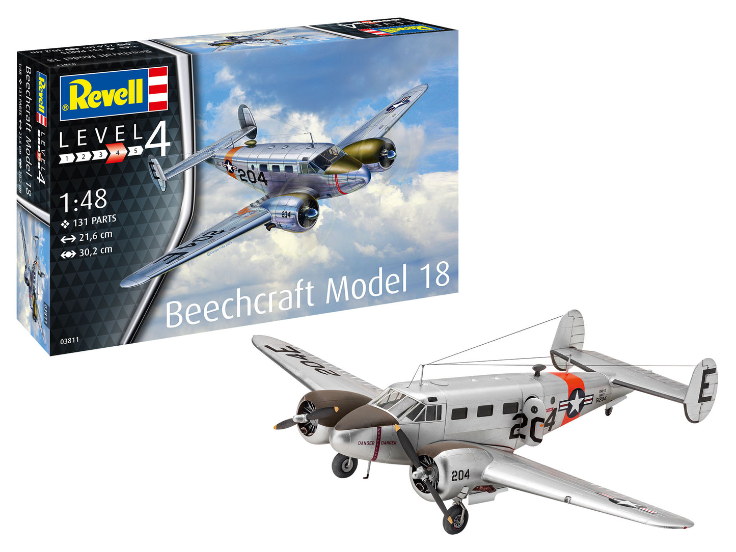 US Beechcraft Model 18 (1:48 Scale) Model Kit