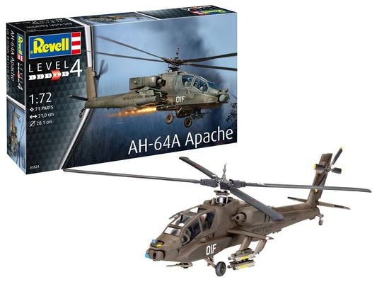 US Boeing AH-64A Apache (1:72 Scale) Model Kit