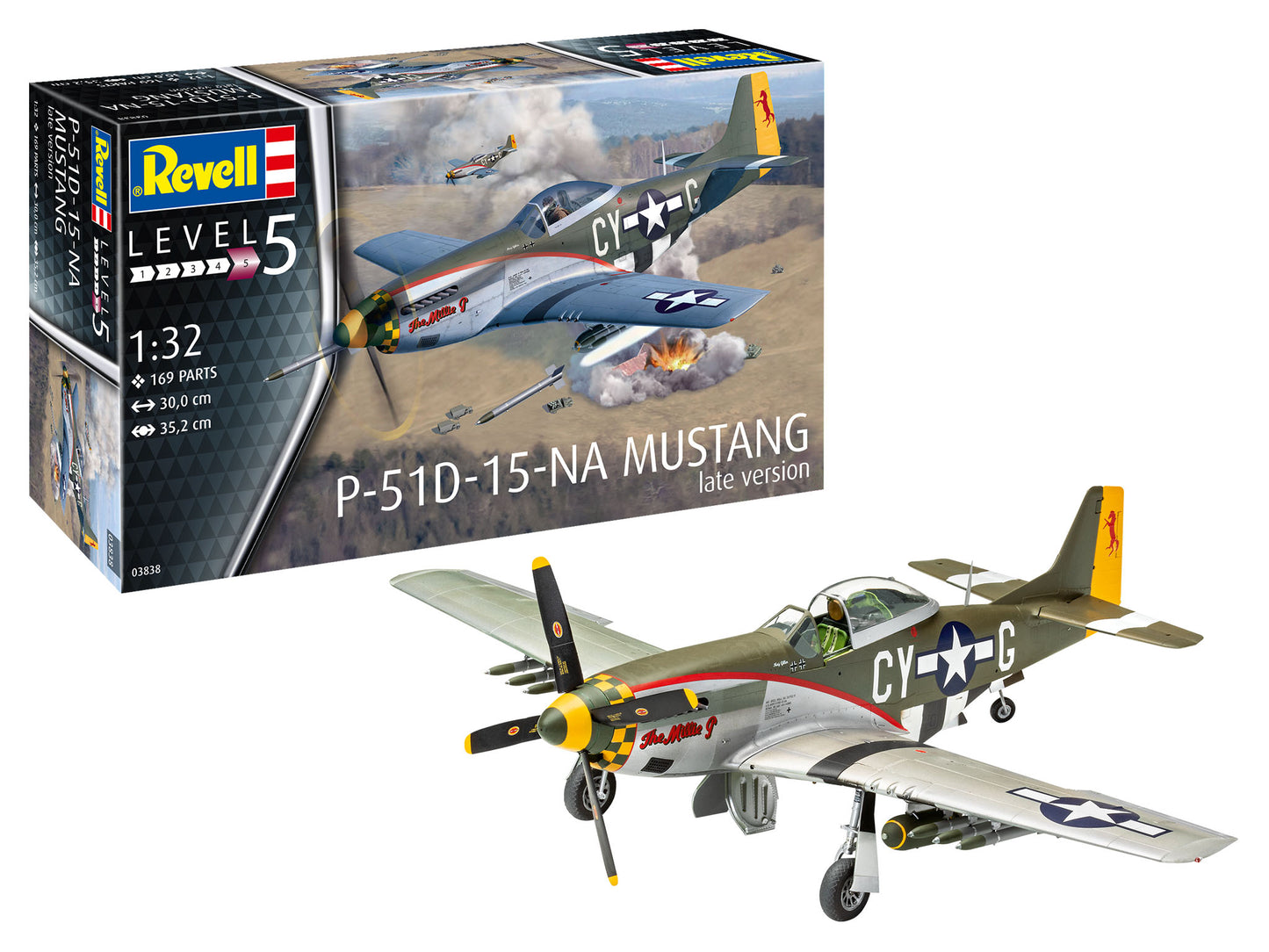 US P-51 D Mustang Late Version (1:32 Scale) Model Kit