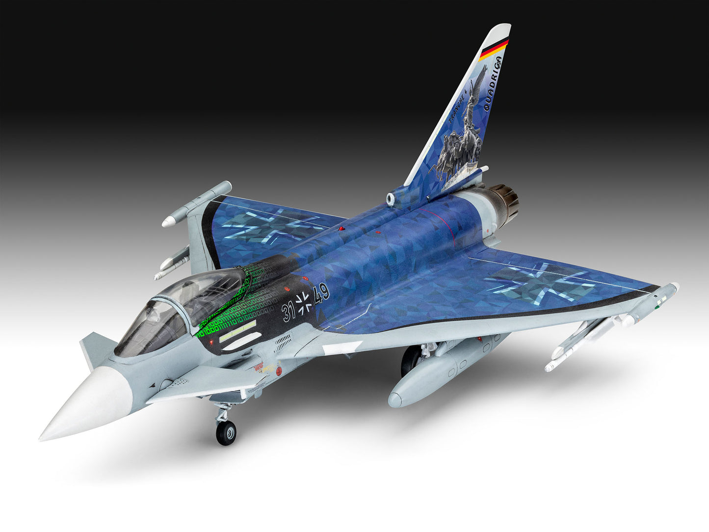 Eurofighter Luftwaffe 2020 Quadriga (1:72 Scale) Model Kit