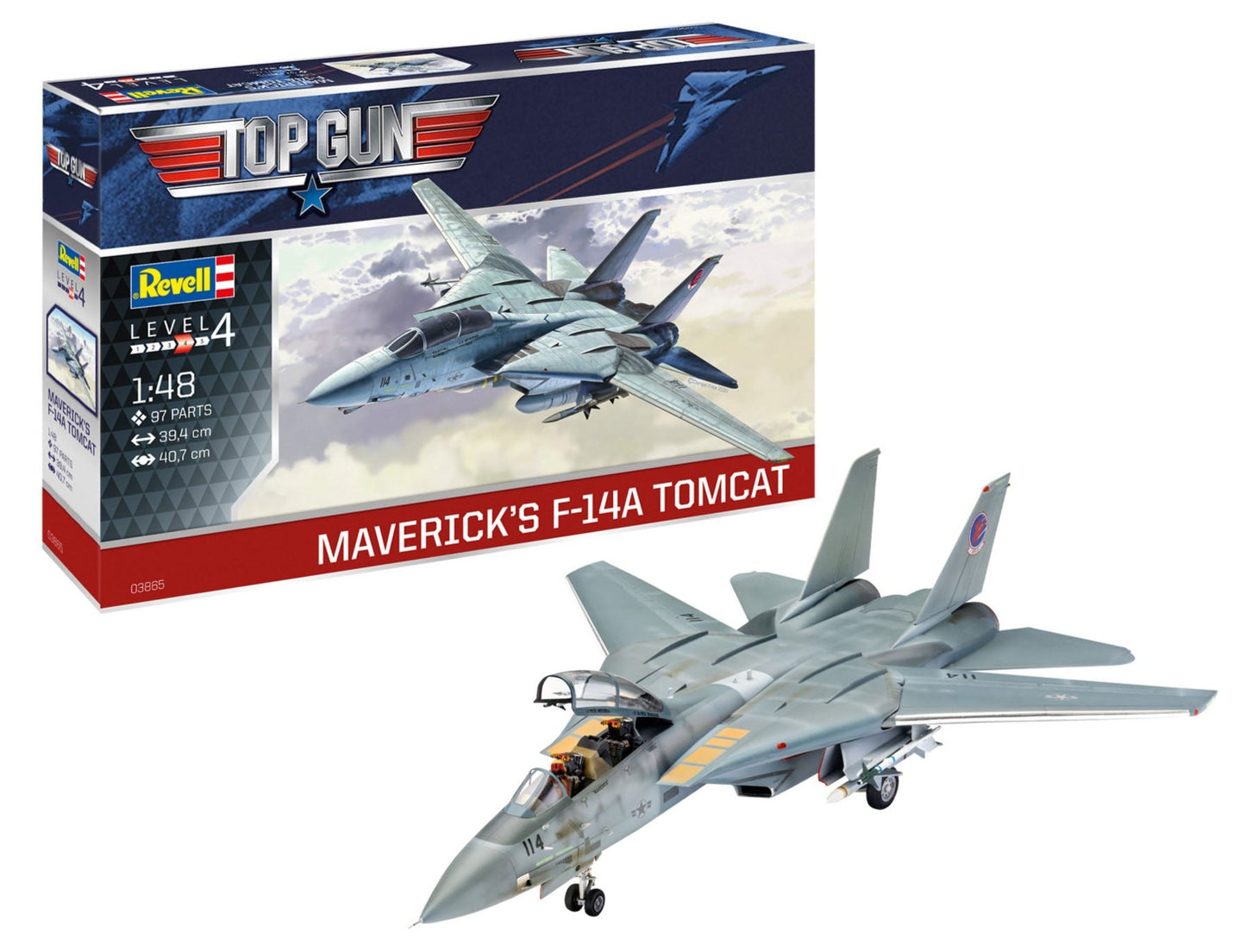 Maverick's F-14A Tomcat "Top Gun" (1:48 Scale) Model Kit