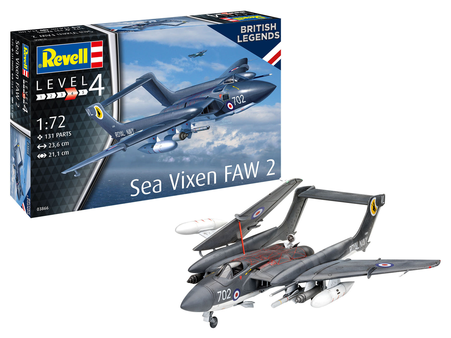 British Sea Vixen FAW 2 (1:72 Scale) Model Kit