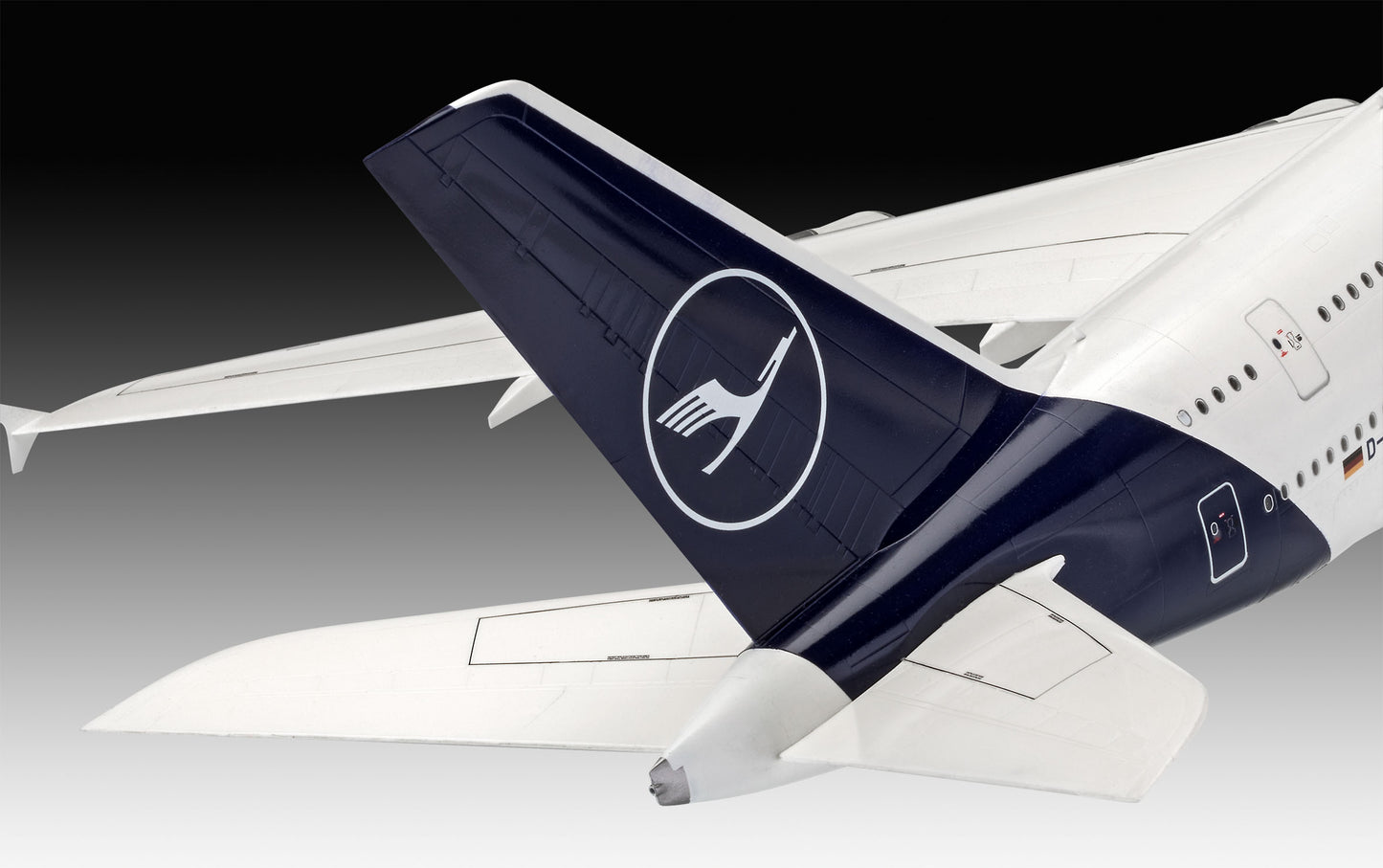 Airbus A380-800 Lufthansa New Livery (1:144 Scale) Model Kit