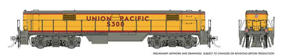 HO EMD GP40 Mother+Slug (DC/DCC/Sound): Union Pacific: #3000 + #S-300