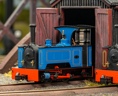 986004 Sirdar Class 0-4-0 Kerr, Stuart & Co. Long-Tank Lined Blue Steam Locomotive
