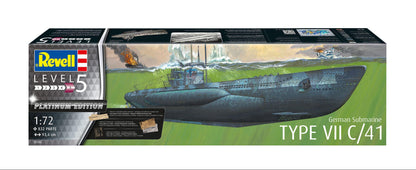 German Submarine Type VII C/41 Model Kit