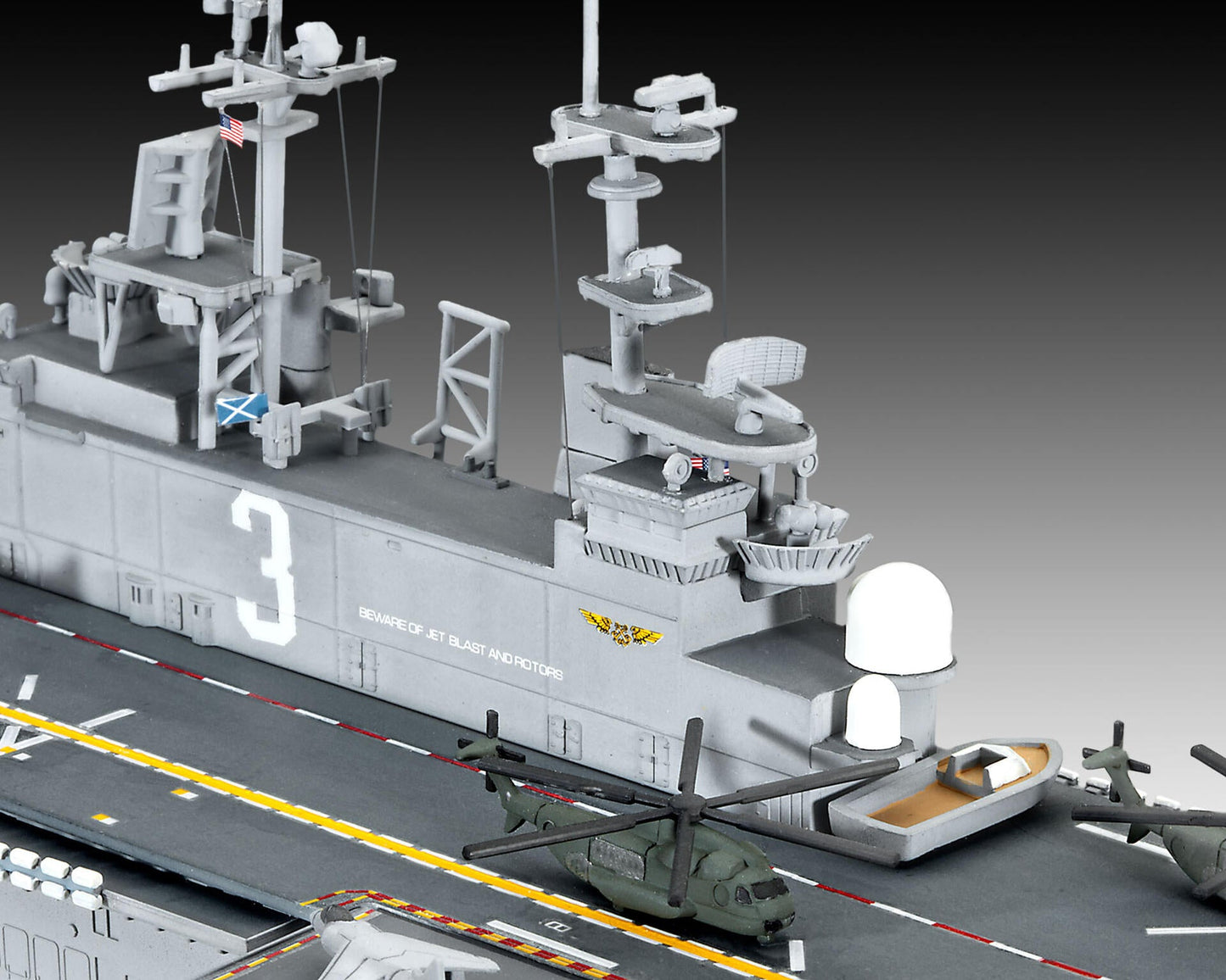 US Navy Assault Carrier WASP Class Model Kit