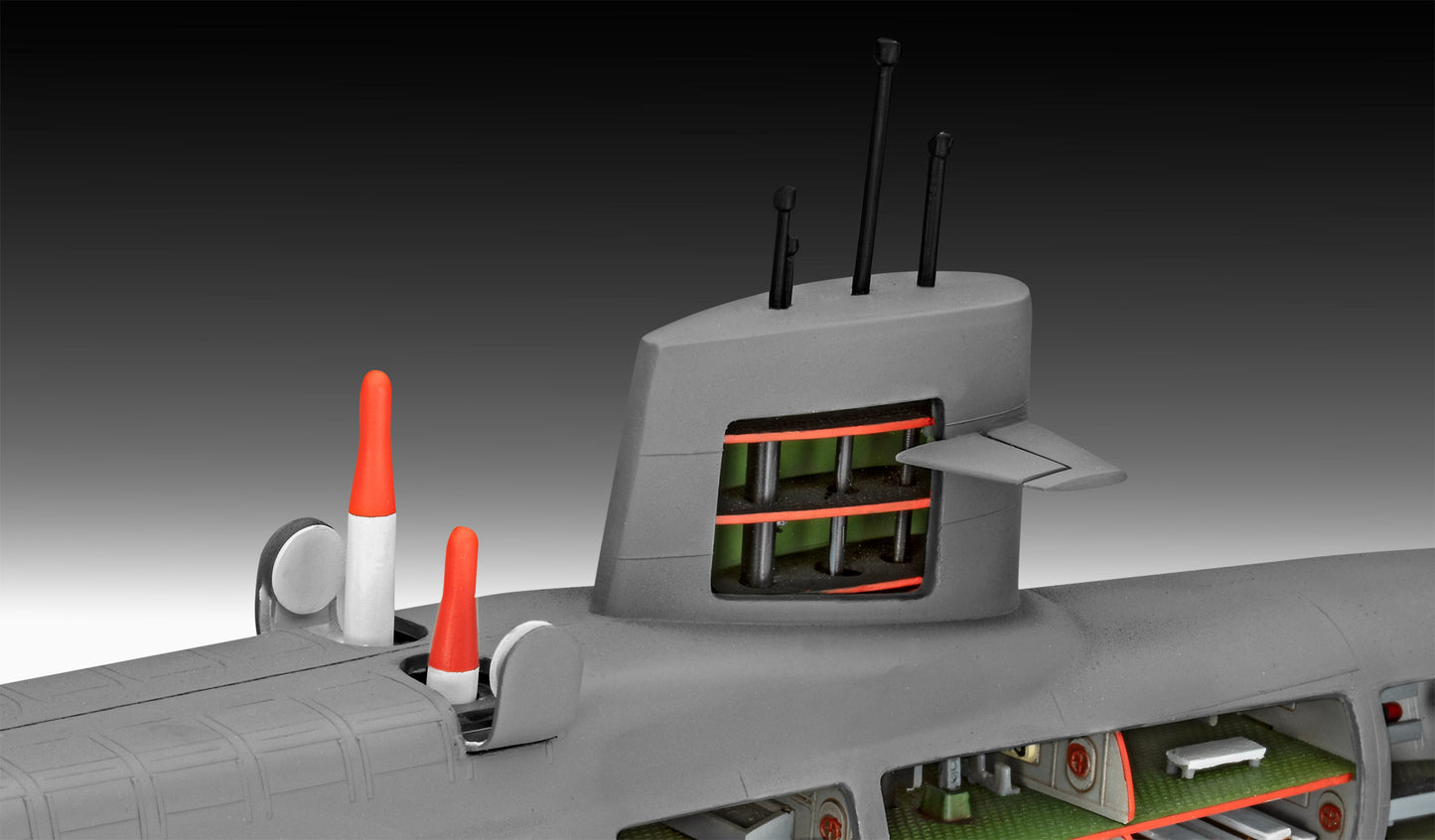 S.S.B. Abraham Lincoln with Interior Model Kit