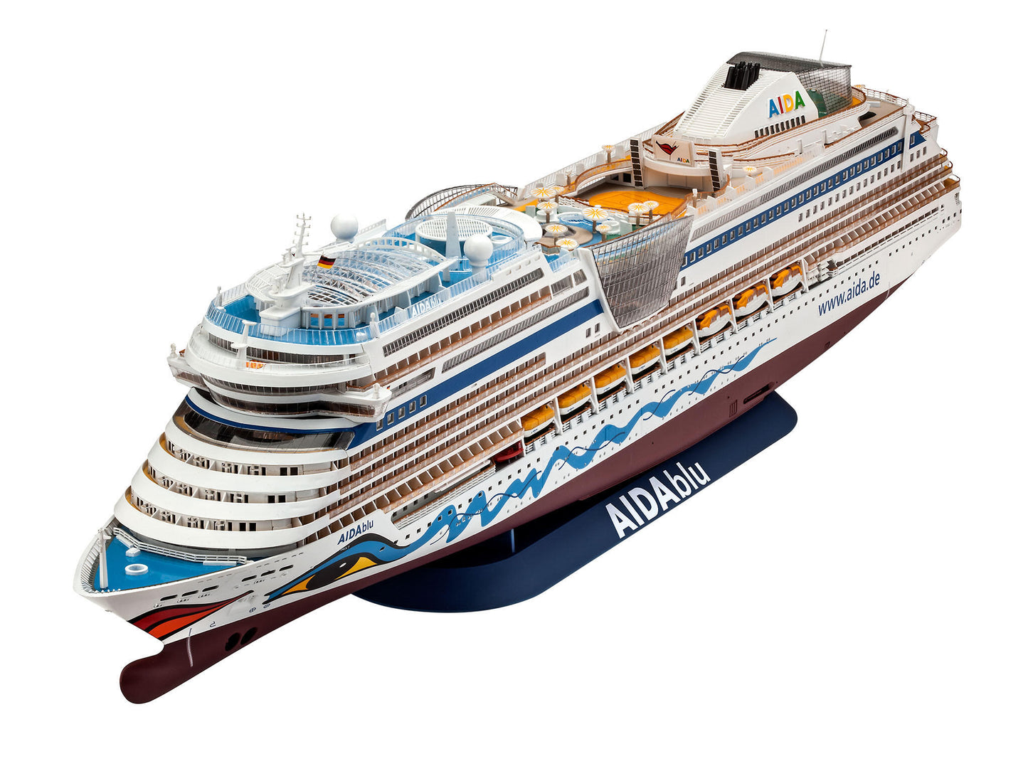 Cruise Ship AIDA (AIDAblu, sol, mar or stella) Model Kit