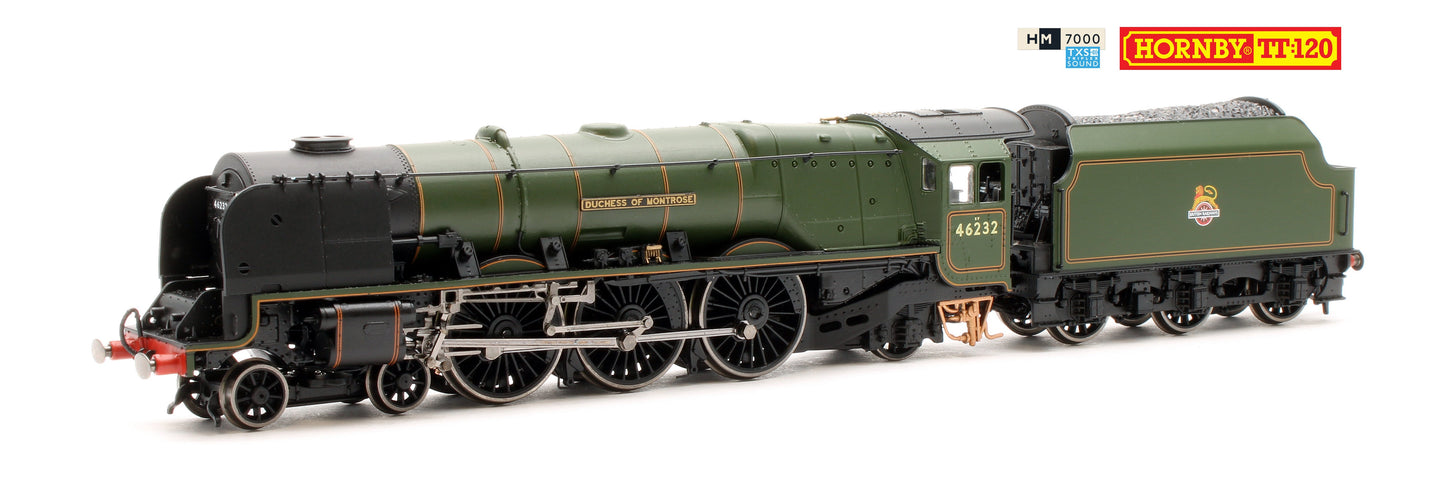 Pre-Owned TT3011TXSM BR Princess Coronation 4-6-2 46232 'Duchess of Montrose' Steam Locomotive - DCC Sound Fitted