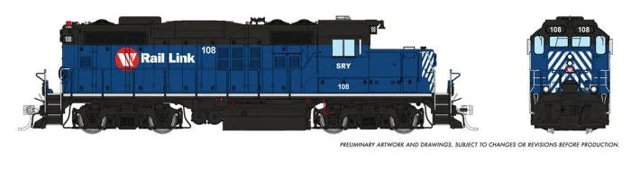 HO GP9u (DC/DCC/Sound): Southern Rwy of BC: #108