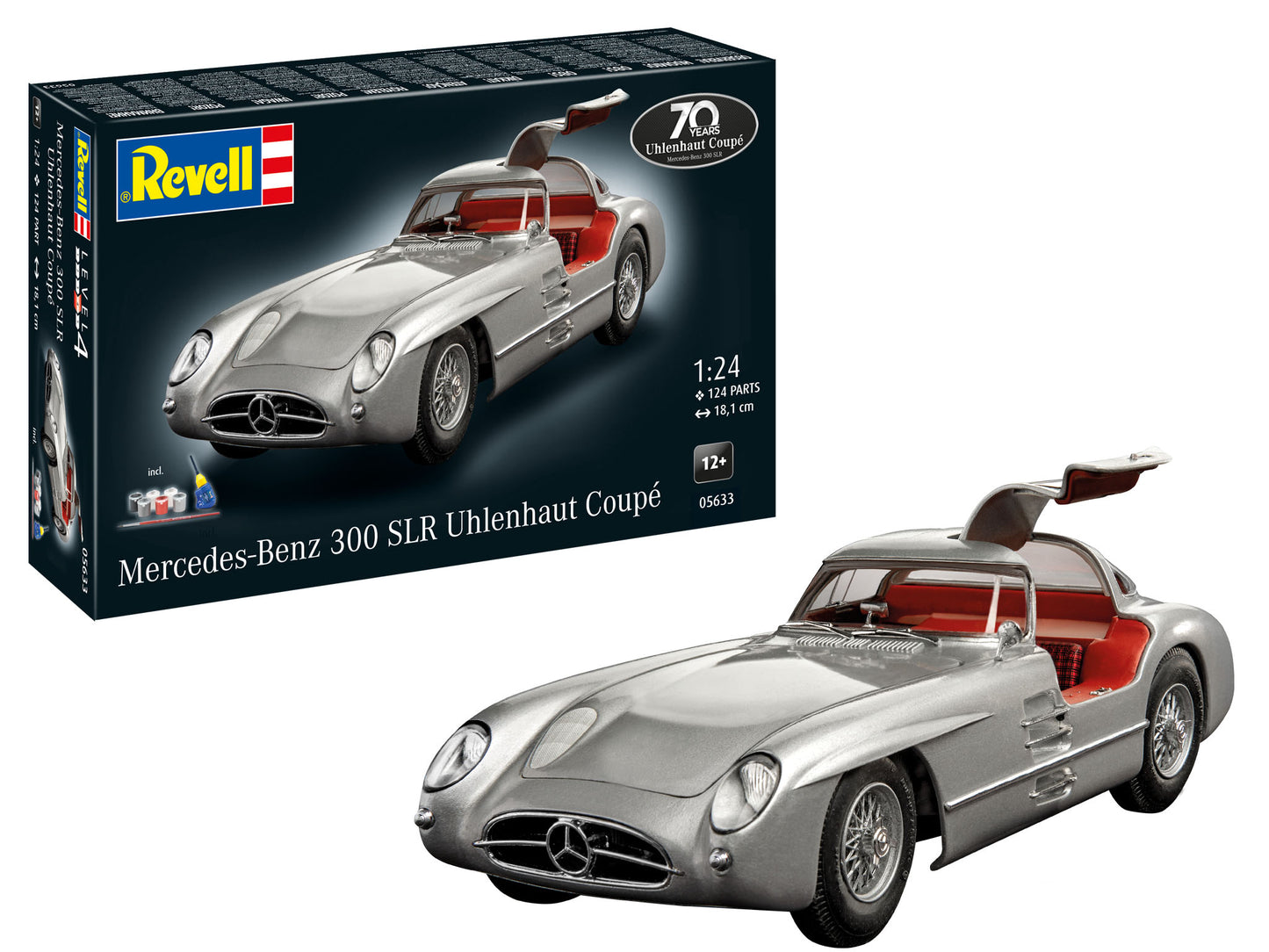 Gift Set Mercedes-Benz 300 SLR 70th Anniversary Model Kit