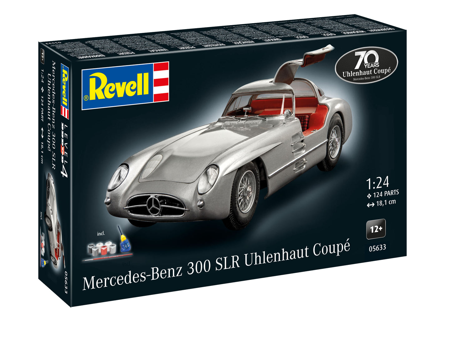 Gift Set Mercedes-Benz 300 SLR 70th Anniversary Model Kit