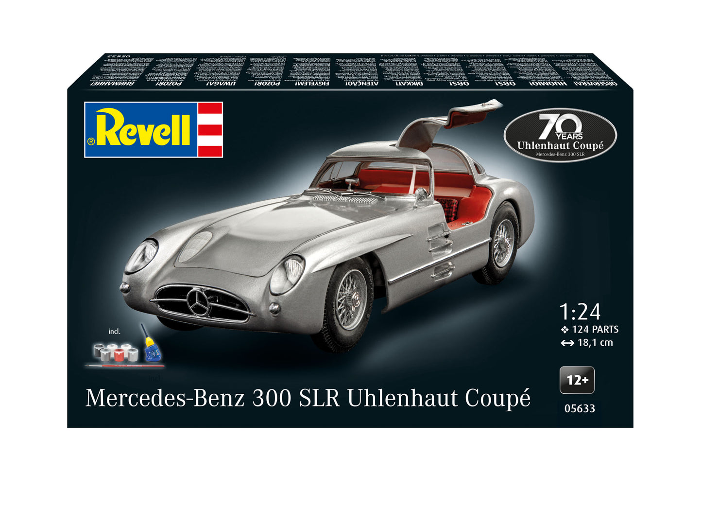 Gift Set Mercedes-Benz 300 SLR 70th Anniversary Model Kit