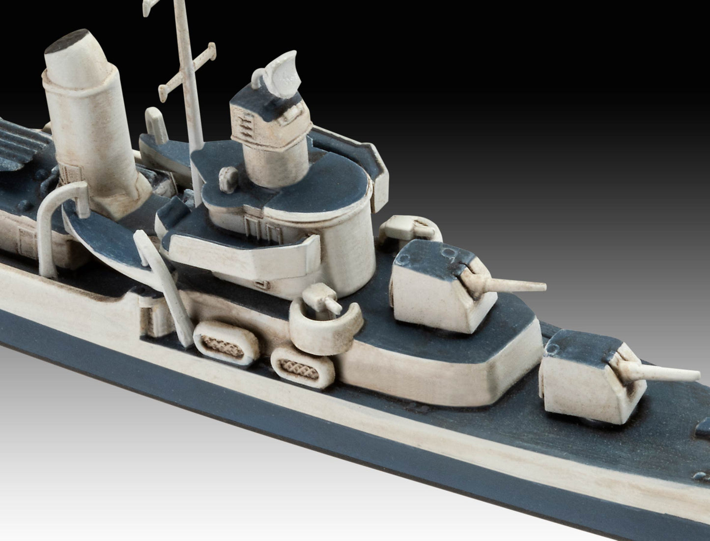 Gift Set Pacific Warriors (USS Fletcher & Indianapolis) Model Kit