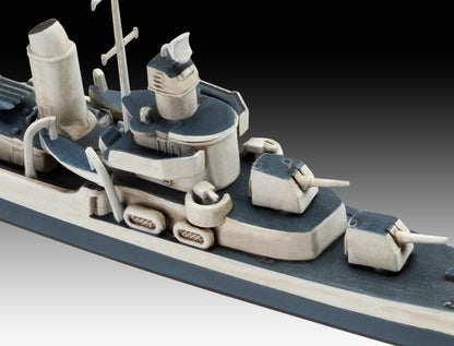 Gift Set Pacific Warriors (USS Fletcher & Indianapolis) Model Kit