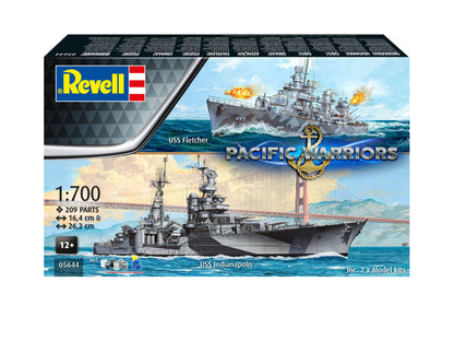 Gift Set Pacific Warriors (USS Fletcher & Indianapolis) Model Kit