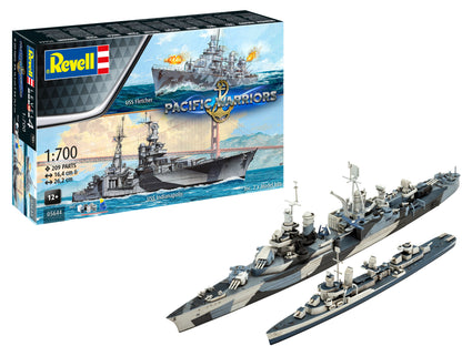 Gift Set Pacific Warriors (USS Fletcher & Indianapolis) Model Kit