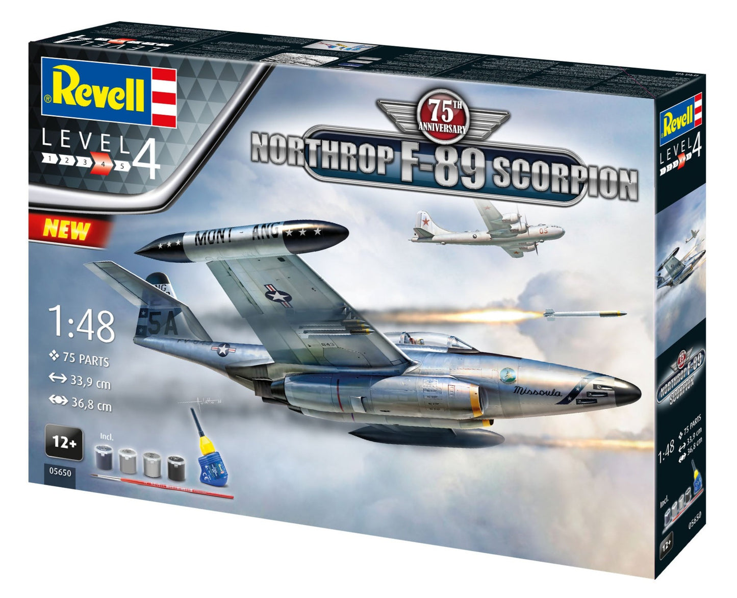 US Northrop F-89 Scorpion 50th Gift Set (1:48 Scale) Model Kit