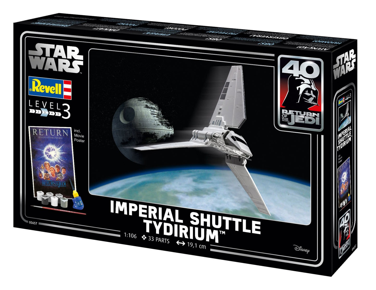 Return of the Jedi 40th Imperial Shuttle Tydirium (1:106 Scale) Model Kit