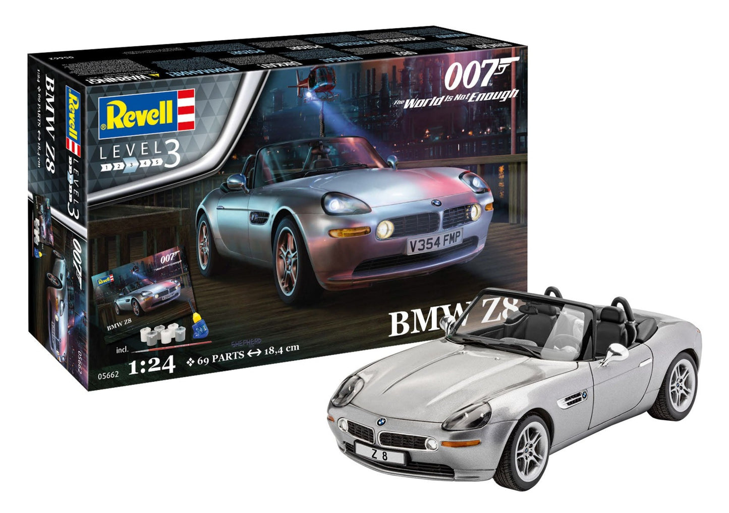 James Bond BMW Z8 Gift Set (1:24 Scale) Kit