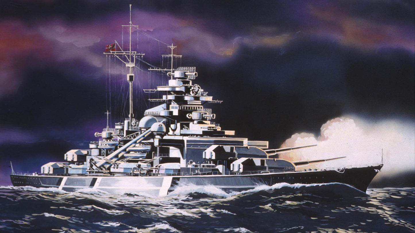 German Battleship "Bismarck" model kit