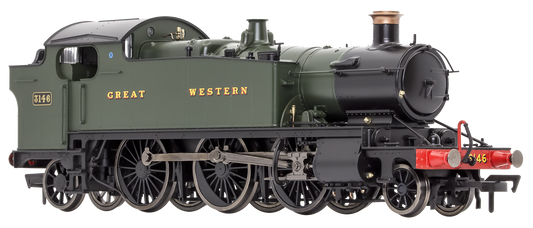 Large Prairie 3146 GWR Green Great Western Steam Locomotive