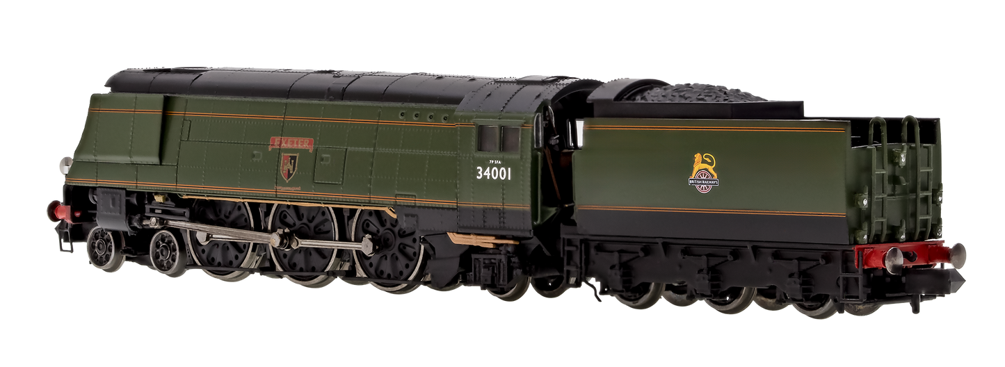 West Country ‘Exeter’ 34001 BR Green Early Crest - DCC Sound Fitted