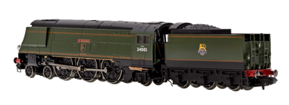 West Country ‘Exeter’ 34001 BR Green Early Crest - DCC Sound Fitted