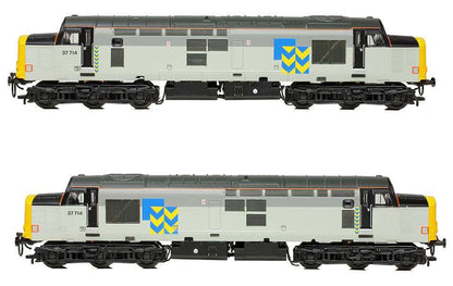 372-111 Class 37/7 37714 BR Railfreight Metals Sector Diesel Locomotive