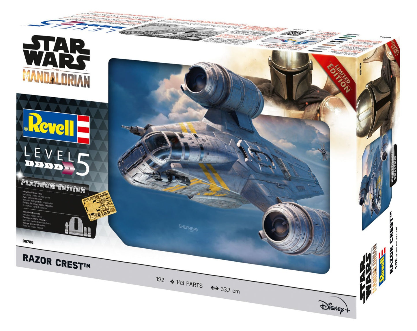 Star Wars The Mandalorian Razor Crest Platinum Edition (1:72) Model Kit