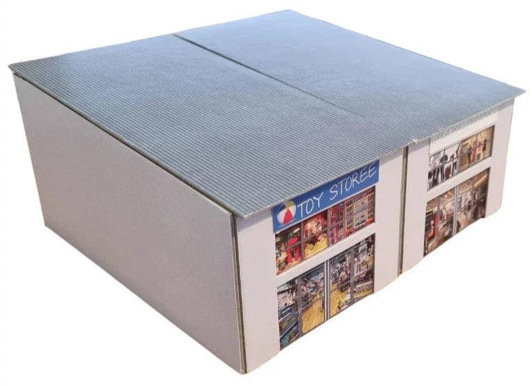 1:76 Scale Modern Retail Units Model Card Kit (Pack of 2)