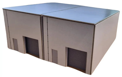 1:76 Scale Modern Retail Units Model Card Kit (Pack of 2)