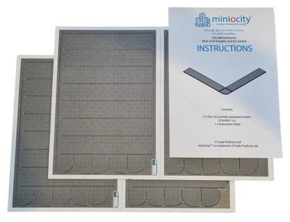 1:76 Scale Pavement Sections Model Card Kit