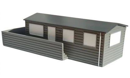 076-1000 1:76 Scale Hand Painted Resin Static Caravan Model