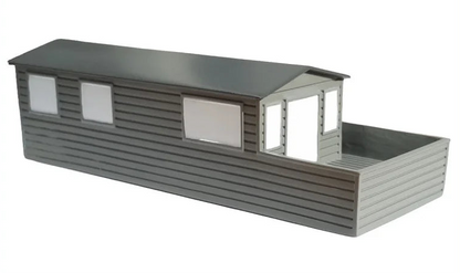 076-1000 1:76 Scale Hand Painted Resin Static Caravan Model