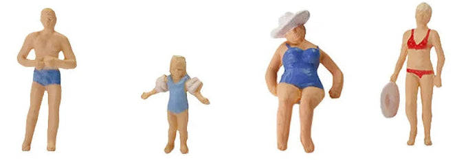 076-510 1:76 Scale Premium Bathing Figures (8 Pack)