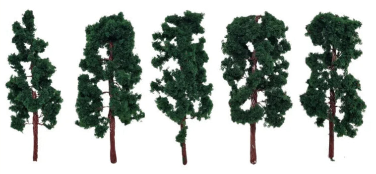 1:76 Scale Tall Trees Scenery (Pack of 5)